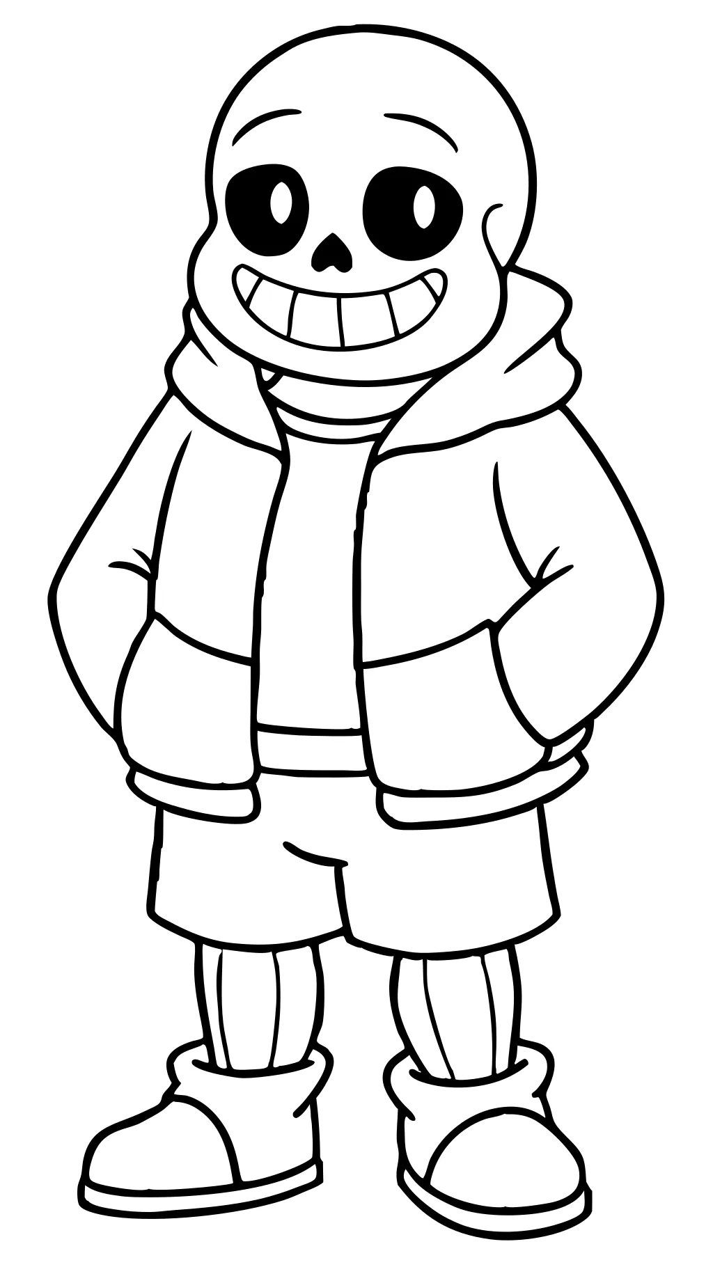 sans coloring page